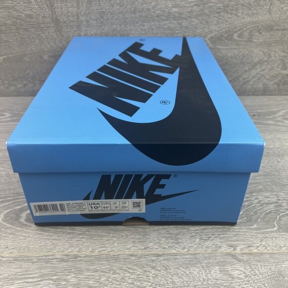 Air Jordan 1 Retro HI OG UNC Mens Size 10.5 University Blue Black NEW - Picture 13 of 14